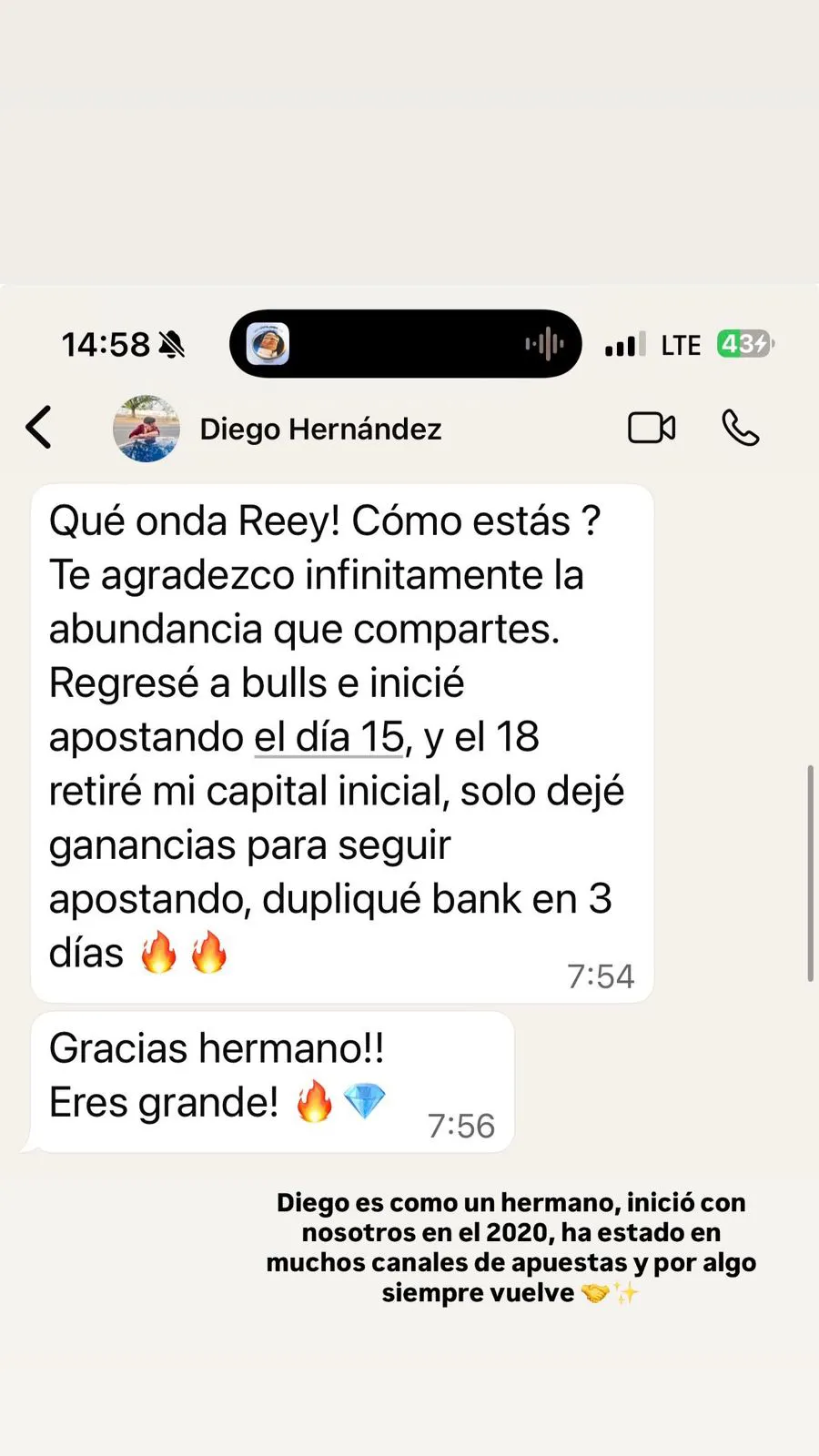 Testimonio Diego